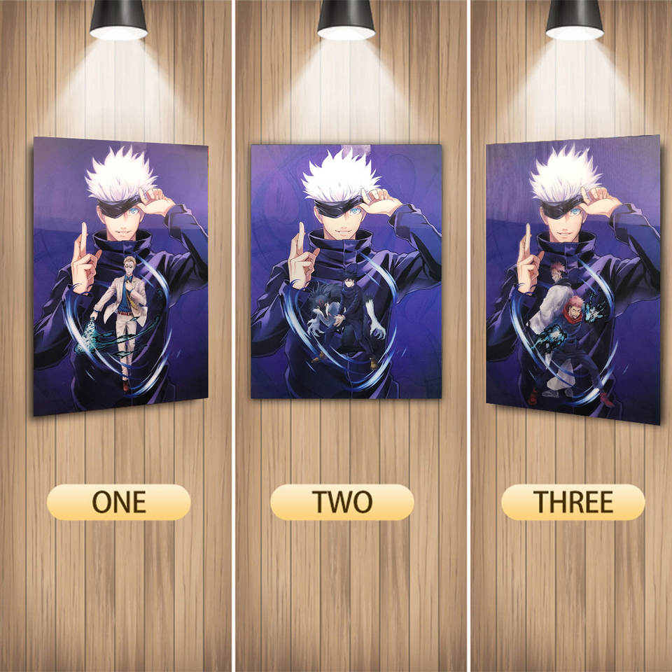 Jujutsu Kaisen Anime 3D Poster - A