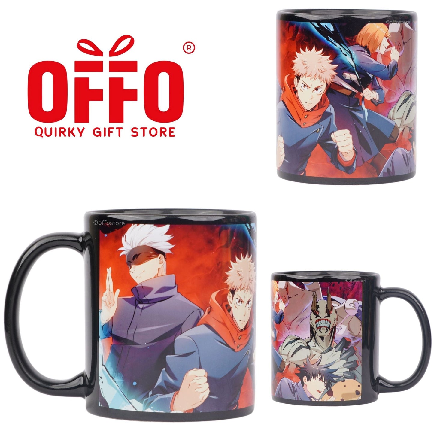 Jujutsu Kaisen - Black Ceramic Mug