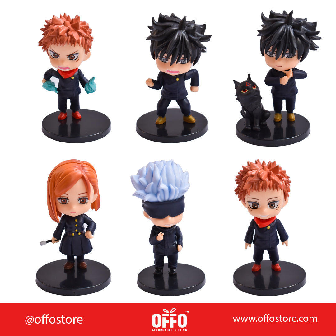 Jujutsu Kaisen Action figures set of 6 [5-6cm]