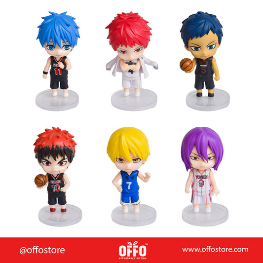 Kuroko No Basket Action figures set of 6 [5-6cm]