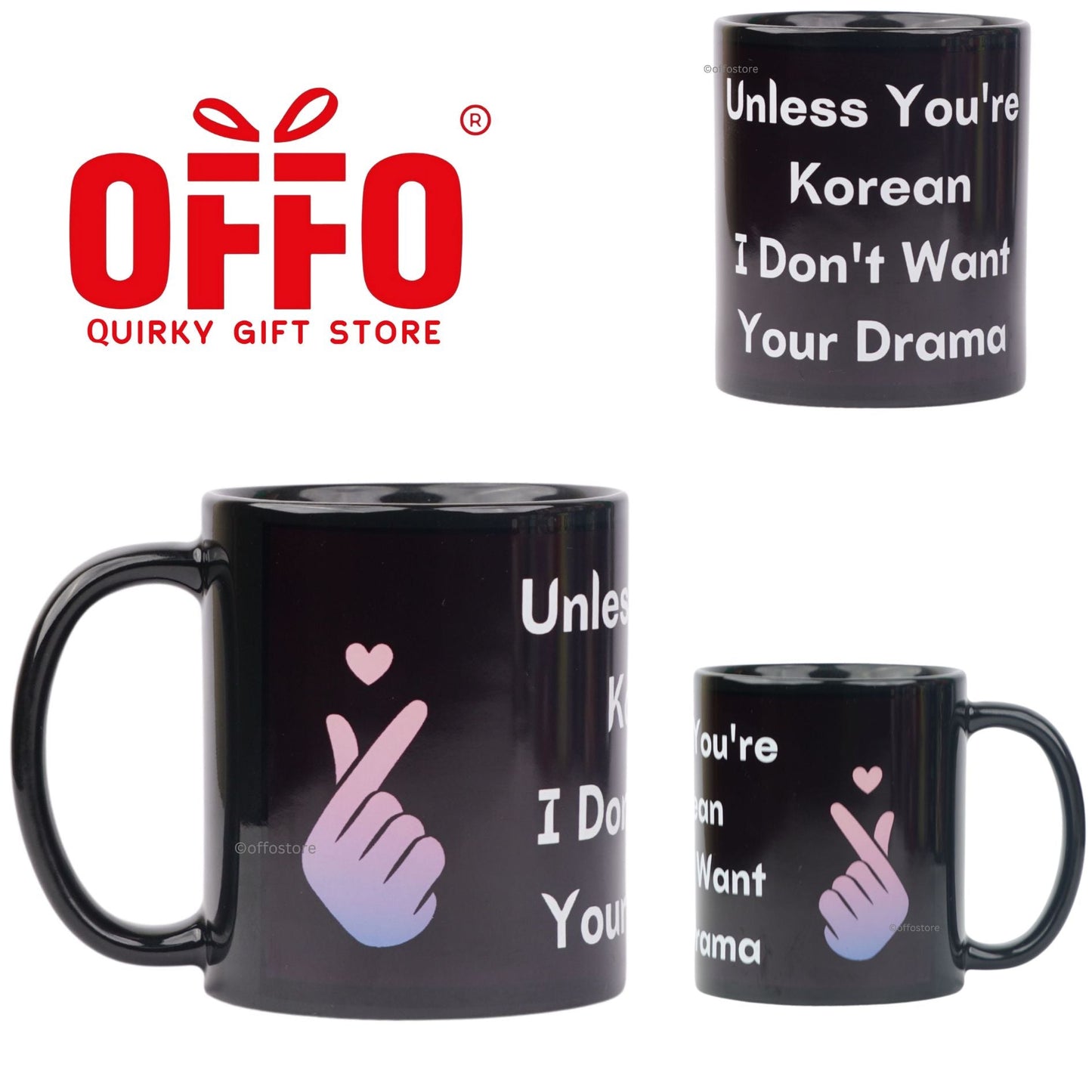 K Dramas Quote - Black Ceramic Mug