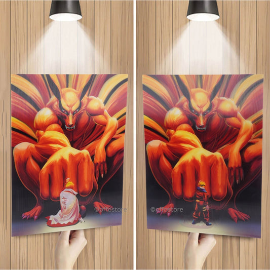 Naruto Anime 3D Poster - A