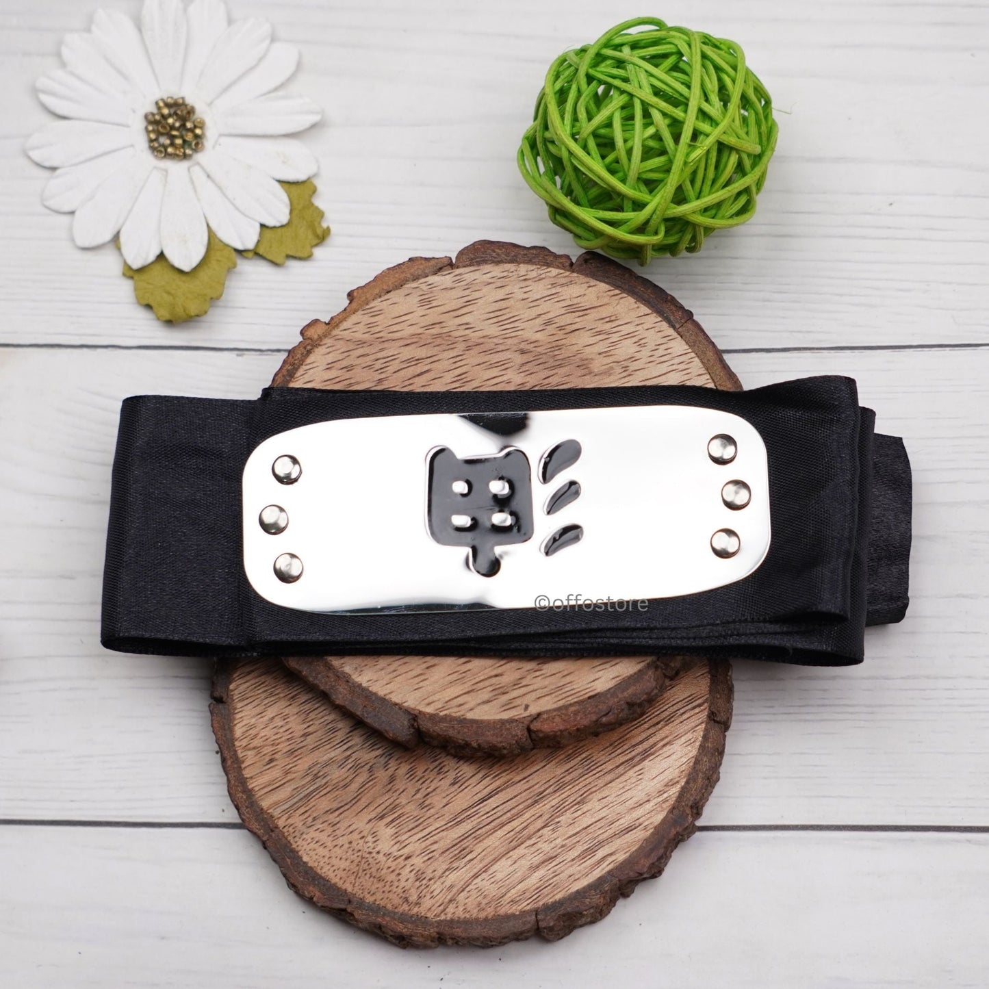 Naruto Anime Jiraiya Black Head Band