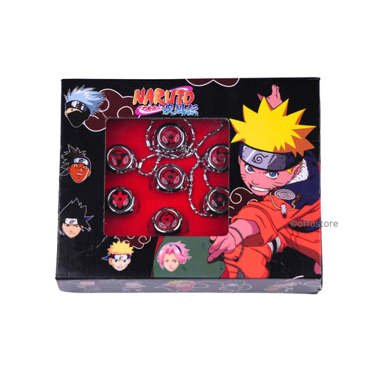 Naruto Anime Sharingan Ring Set