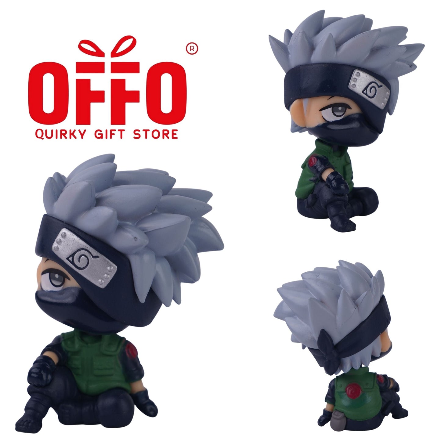 Naruto Anime Kakashi Hatake Sitting Action Figure [9cm]