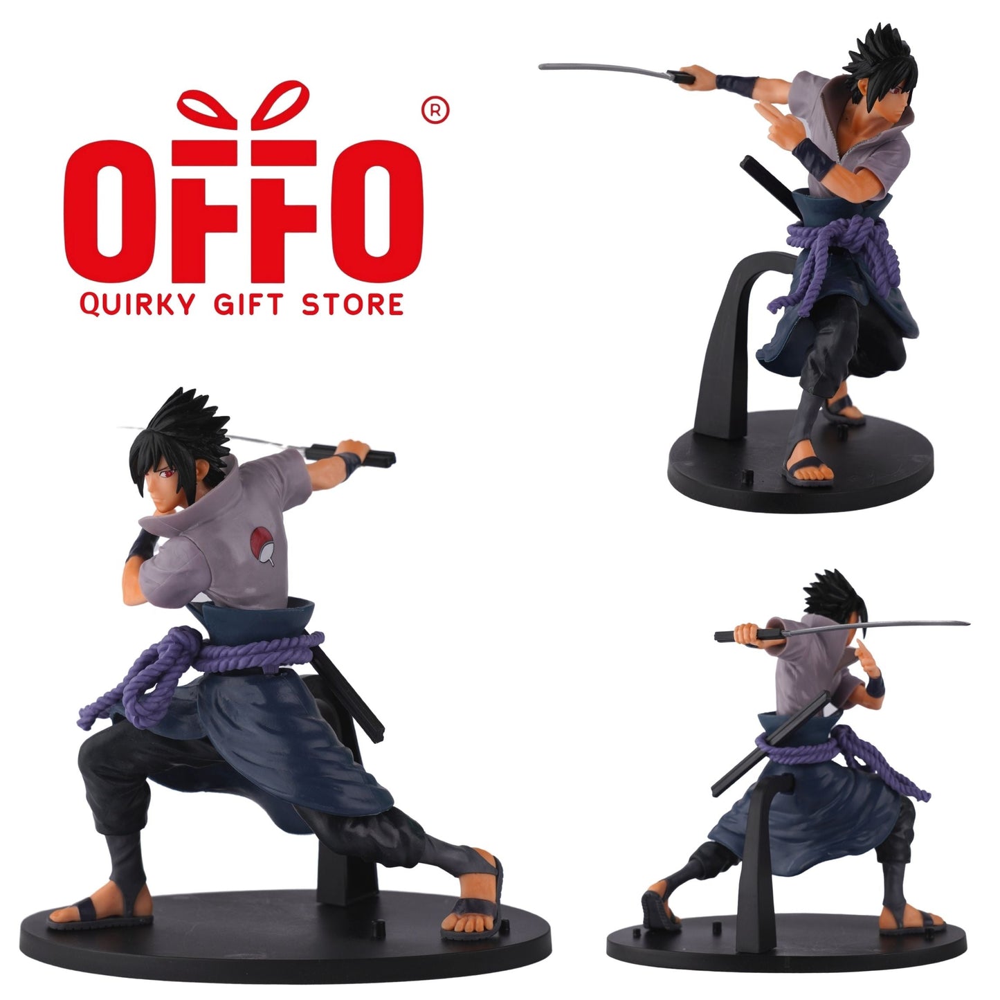 Naruto Anime Sasuke Uchiha - C Action Figure [20cm]