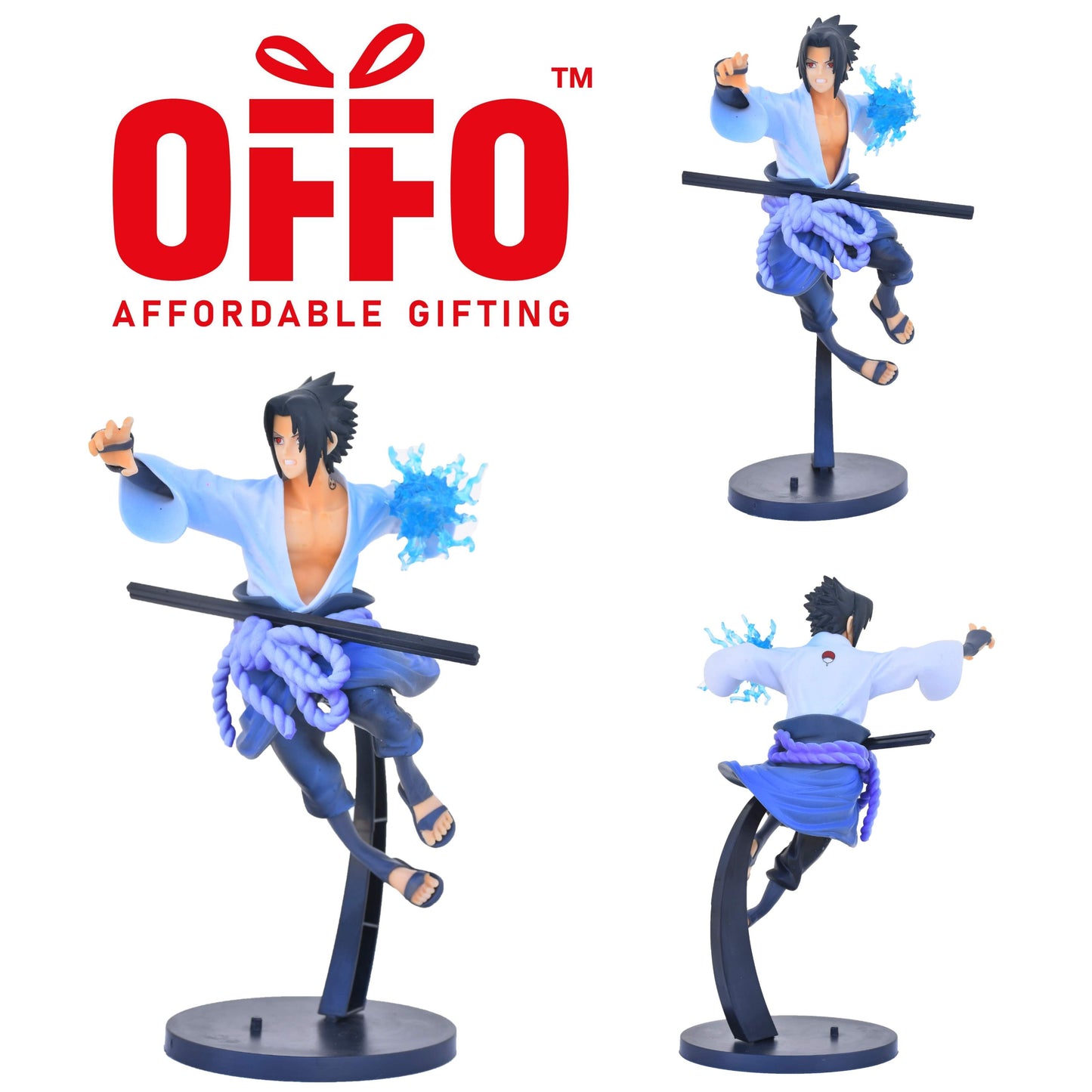 Naruto Anime Action Sasuke Uchiha Figure [17cm]