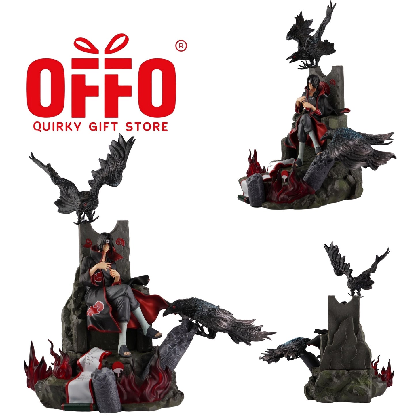 Naruto Anime Itachi Uchiha Throne Action Figure