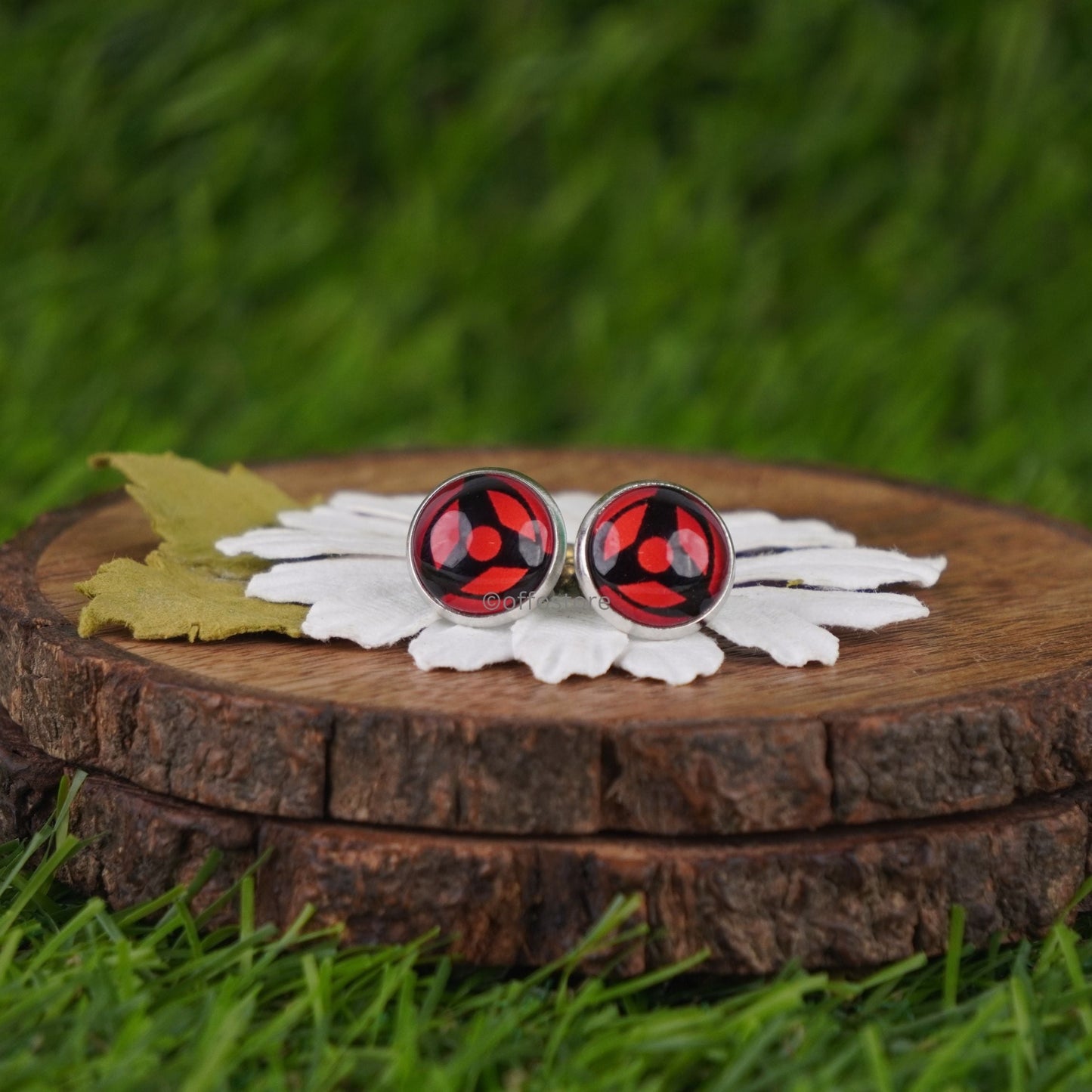 Naruto Anime Obito Mangekyou Sharingan Studs