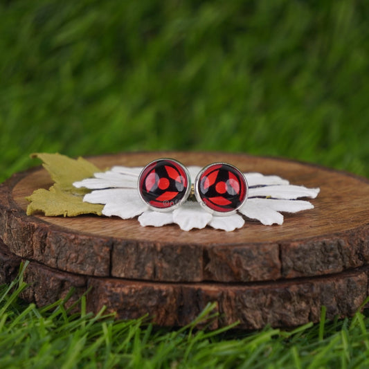 Naruto Anime Obito Mangekyou Sharingan Studs