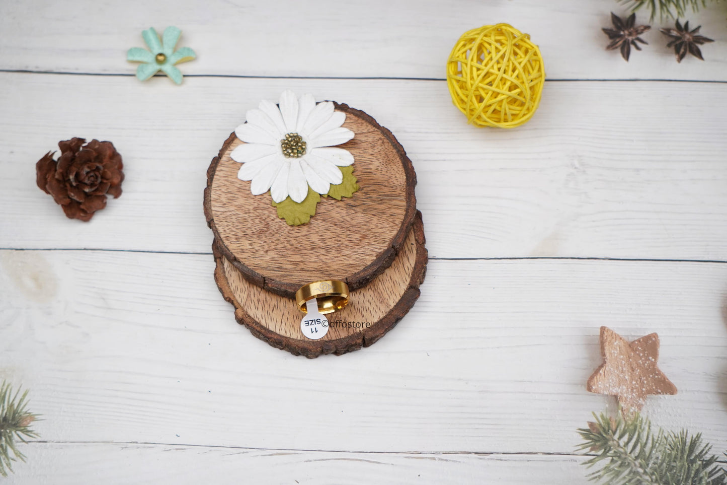 Naruto Anime Ring Gold Color