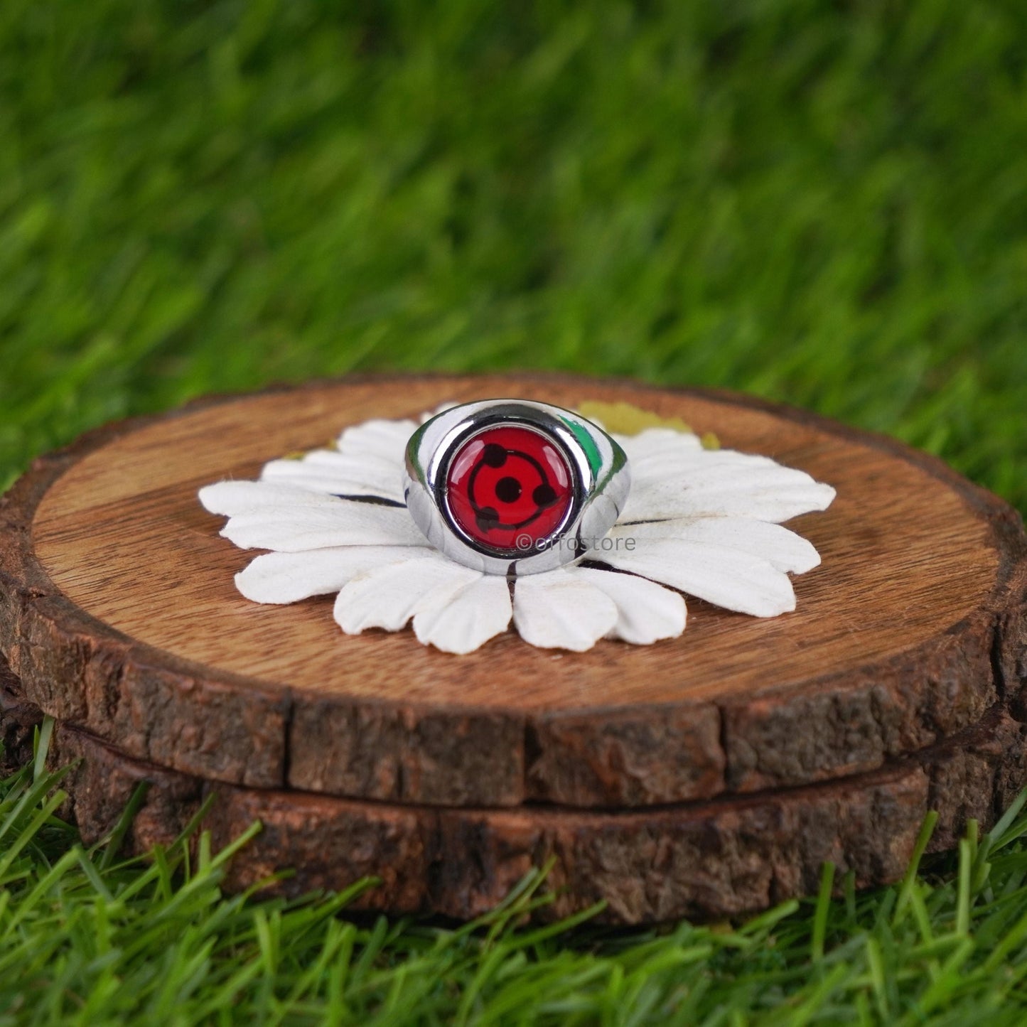 Naruto Anime Three Tomoe Sharingan Ring