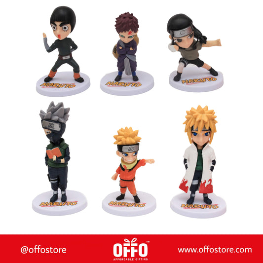 Naruto Anime Chibbi Figures Set of 6 (E)