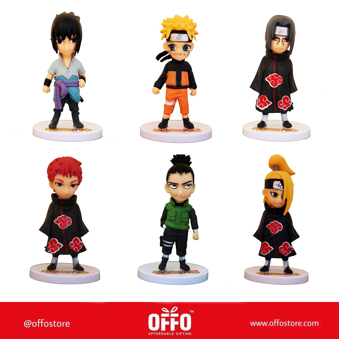 Naruto Anime Set of 6 [7-8 cm]