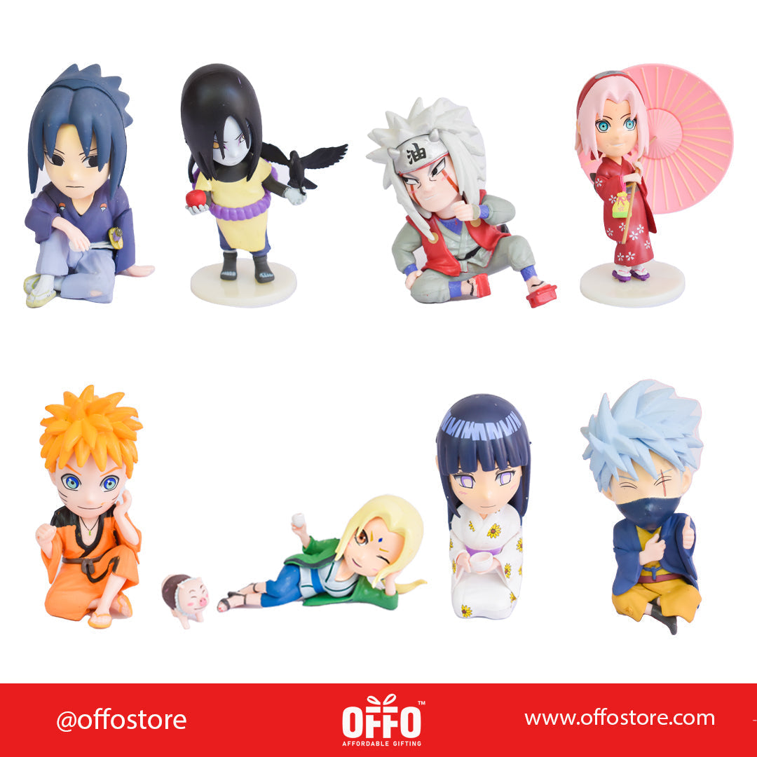 Naruto Anime Set of 8 [8-10 cm]