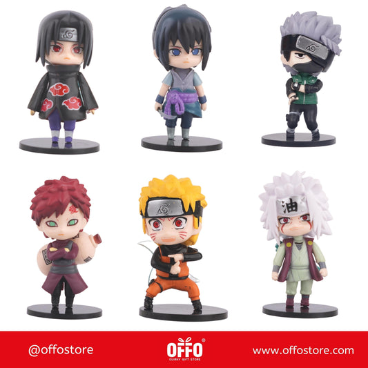Anime: Naruto Shippuden Set of 6 Action Figures