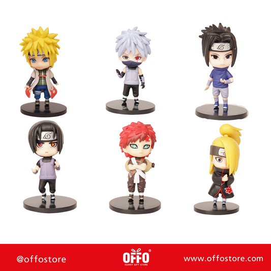 Naruto Set Of 6 Action Figures