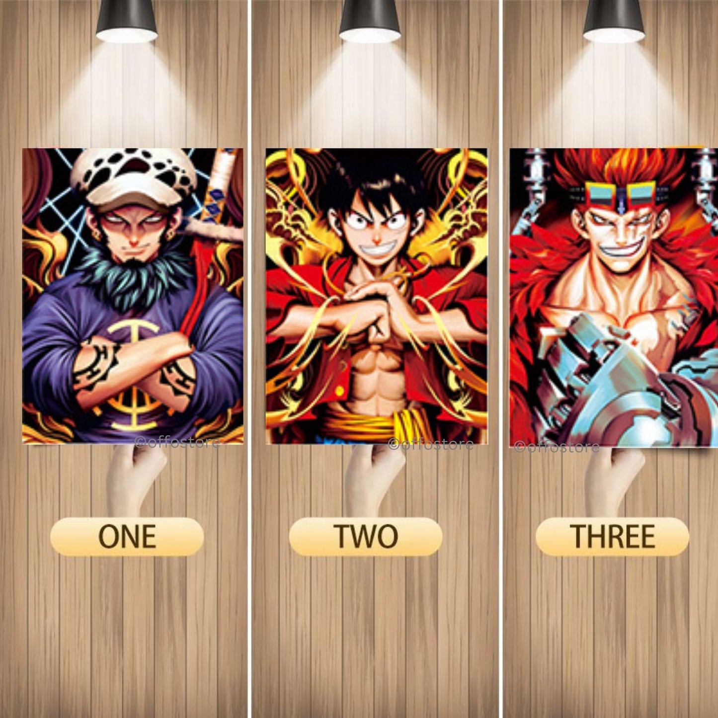 One Piece Anime 3D Poster - B