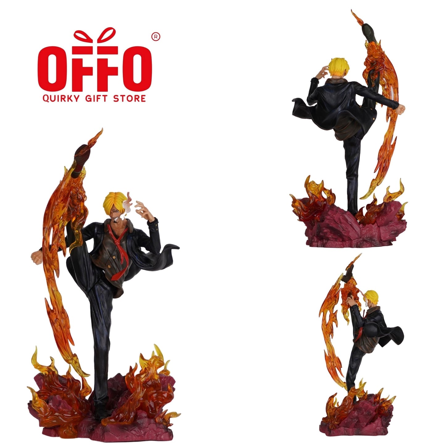 One Piece Anime Sanji Diable Jambe Action Figure