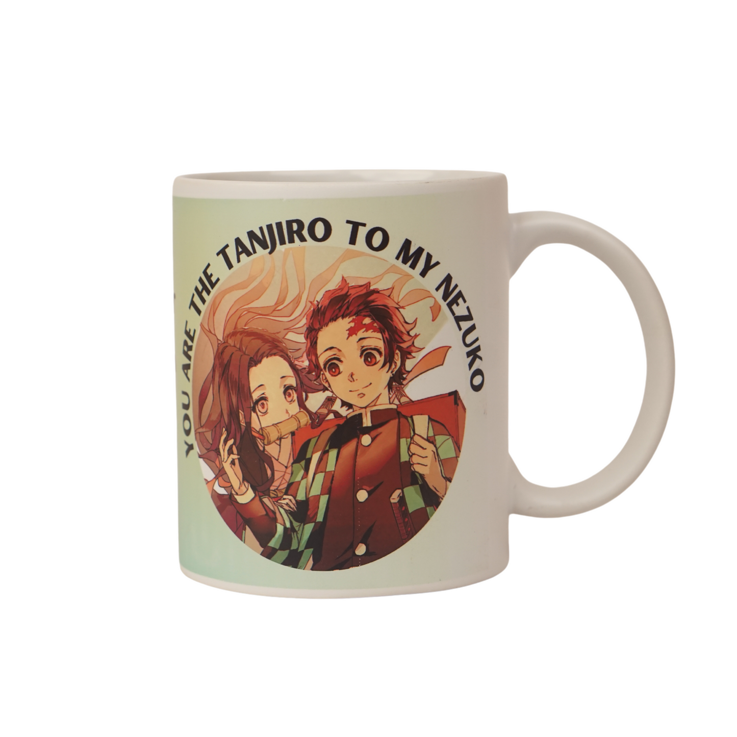 Offo® || Tanjiro, Nezuko B  Rakshabandhan White Ceramic Mug