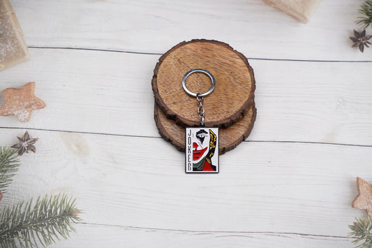 Joker Metal Keychain