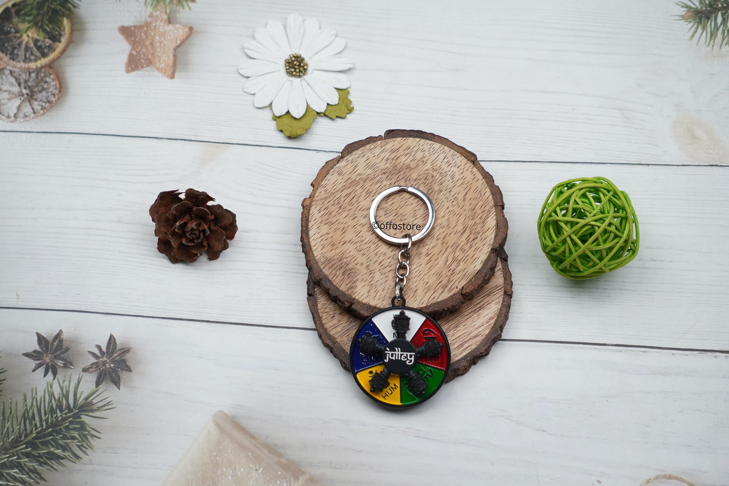 Ladakh Metal Keychain