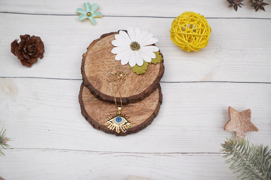 Evil Eye Gold Plated Locket