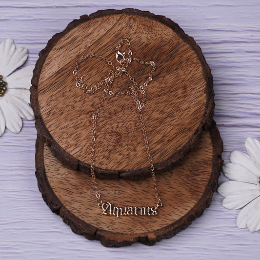 Aquarius Zodiac Locket