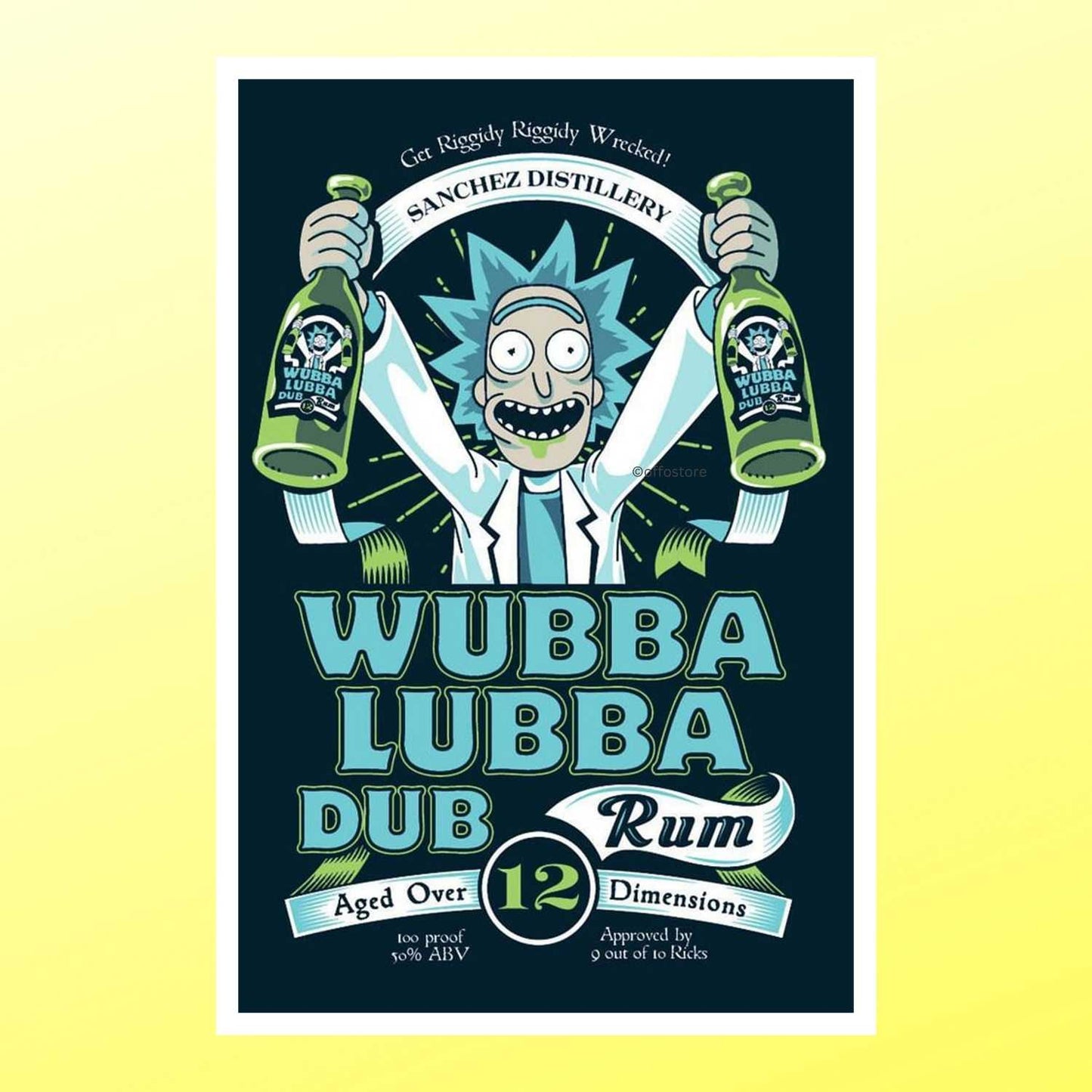 Anime Poster Rick and morty