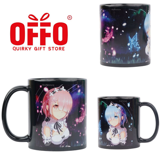 Re:Zero Rem - Black Ceramic Mug