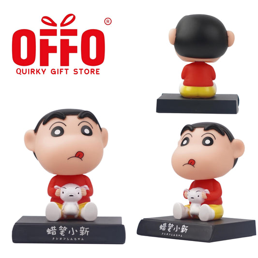 Shinchan With Shiro Bobblehead