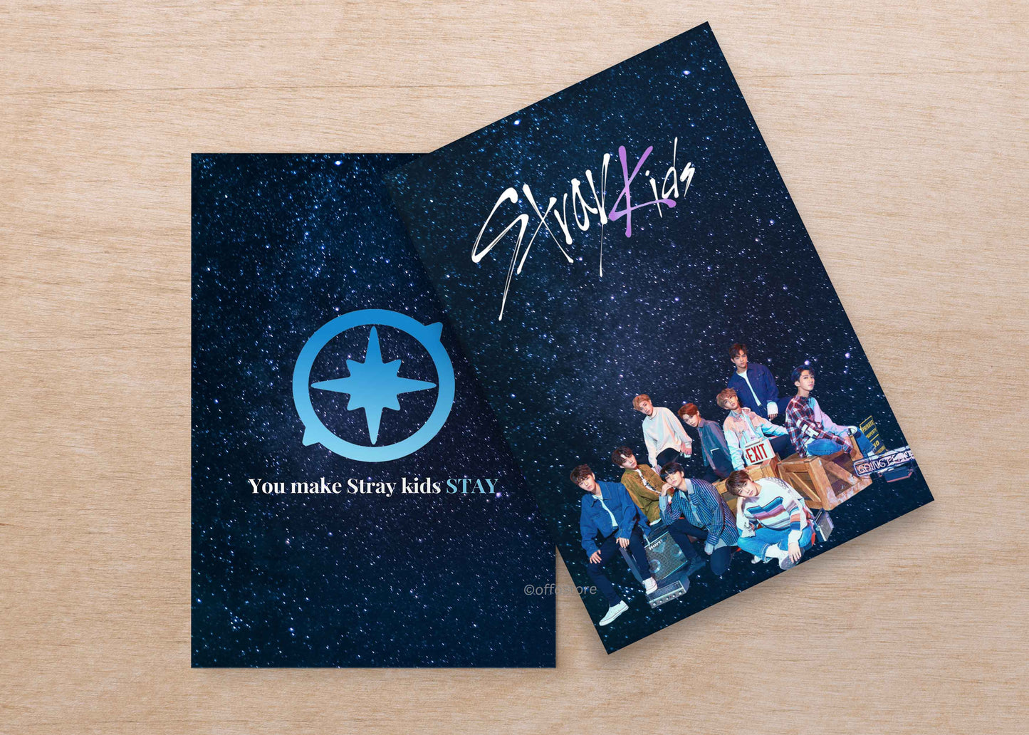 Stray Kids Velvet Finish A5 Notebook