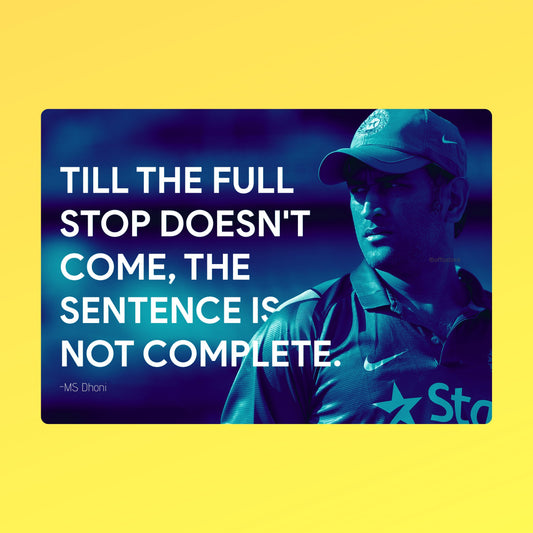 Sports Poster Dhoni