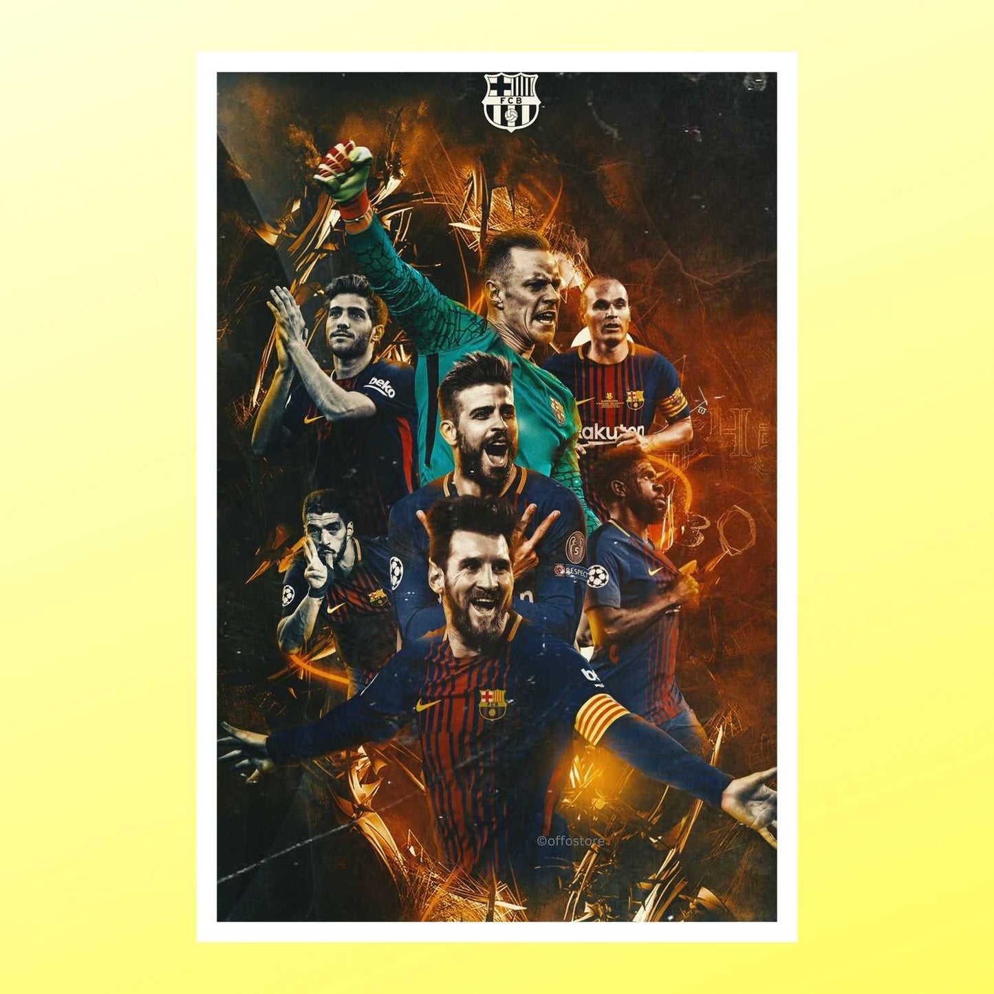 Sports Poster Barcelona fc