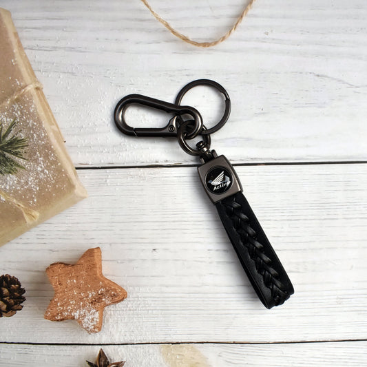 Honda Activa Leather Keychain