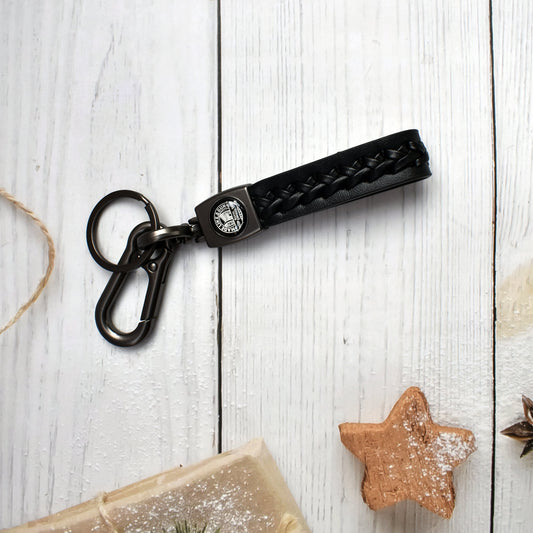 Royal Enfield Leather Keychain