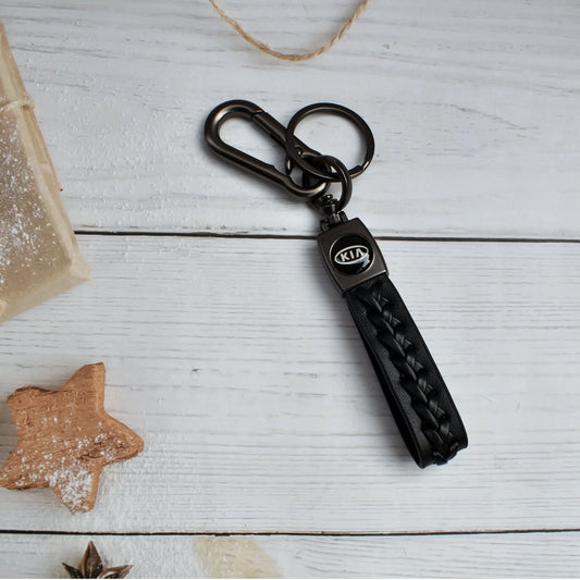 Kia Leather Keychain