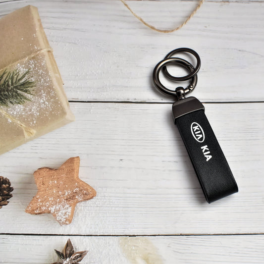 Kia Leather Keychain