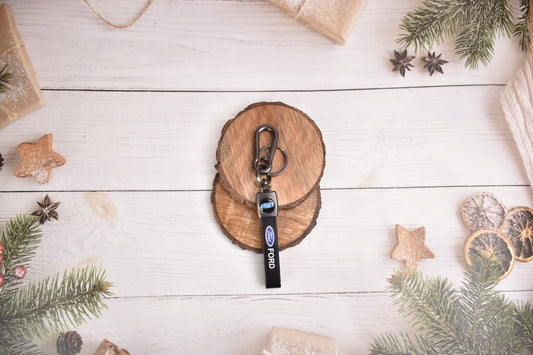 Ford Leather Keychain