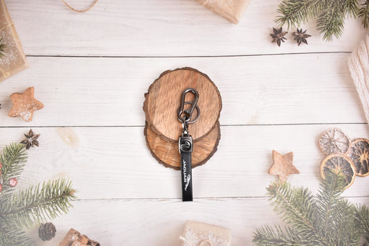 Jaguar Leather Keychain