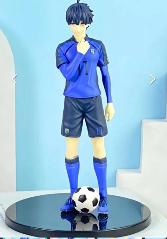Yoichi Isagi Action Figure – Blue Lock Anime Standing Figurine for Desk, Shelf & Display – Perfect Gift for Fans & Collectors