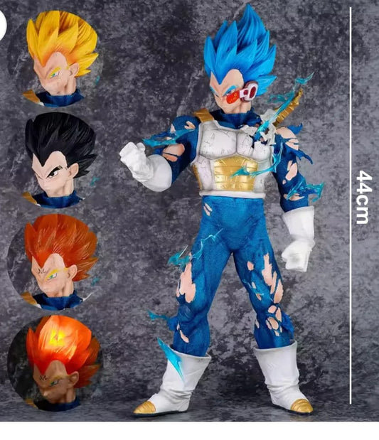 Vegeta Action Figure – Dragon Ball Z Anime Collectible for Car Dashboard, Home Decor, Office Desk & Study Table – Ideal Gift for Fans & Collectors